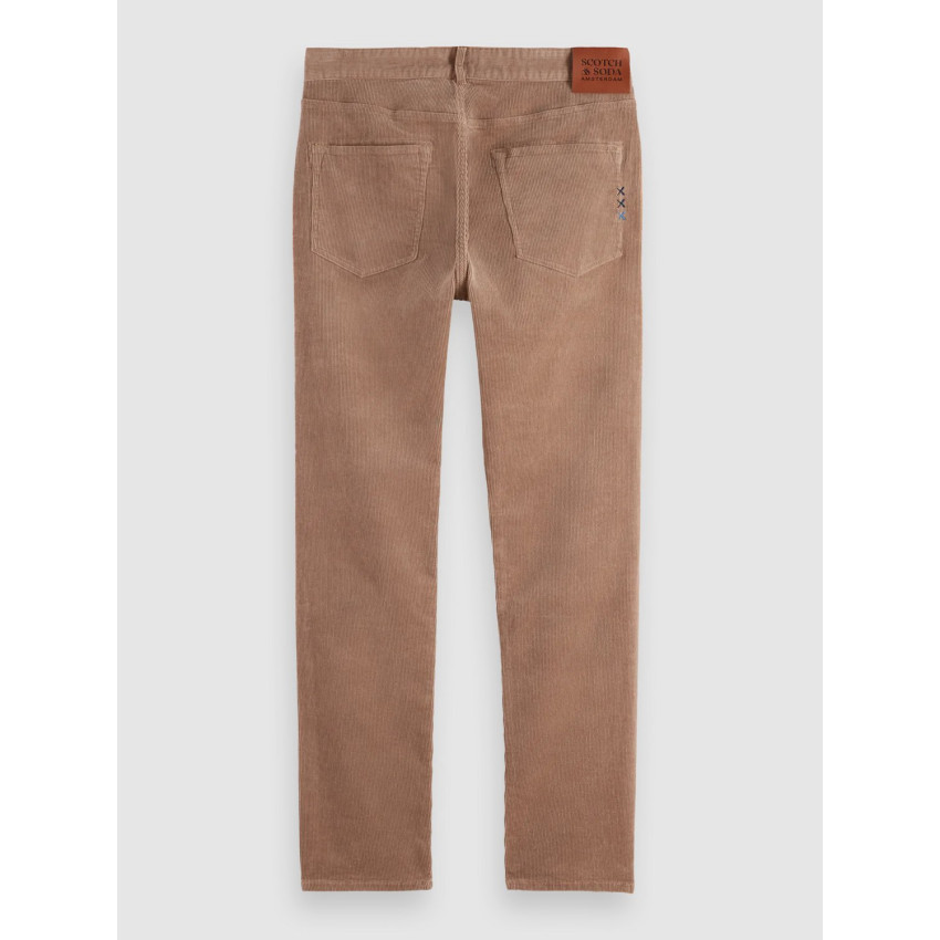 Pantalon Velours Scotch & Soda Homme RALSTON Beige Foncé Cloane Vannes