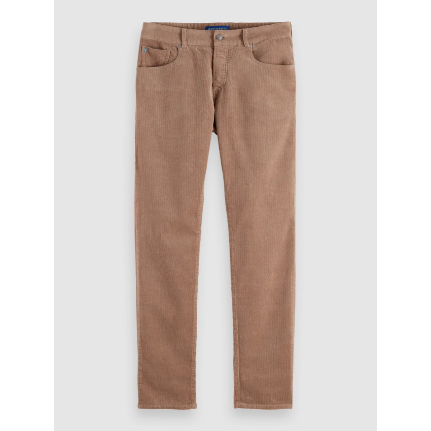 Pantalon Velours Scotch & Soda Homme RALSTON Beige Foncé Cloane Vannes