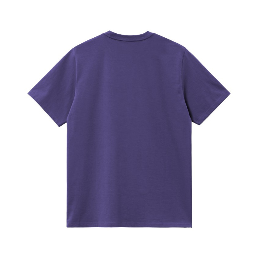 T-Shirt Homme Carhartt Wip AMERICAN SCRIPT Violet Cloane Vannes I029956