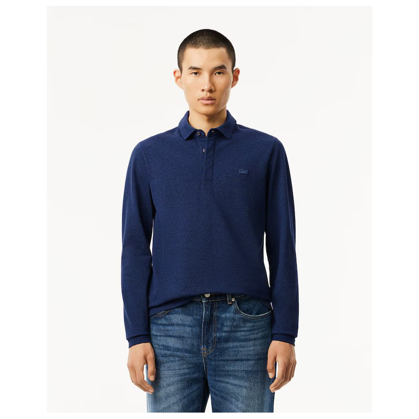 Polo Manches Longues Lacoste Homme PARIS Indigo Cloane Vannes