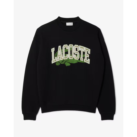 Sweat Lacoste Homme en MOLLETON Noir Cloane Vannes