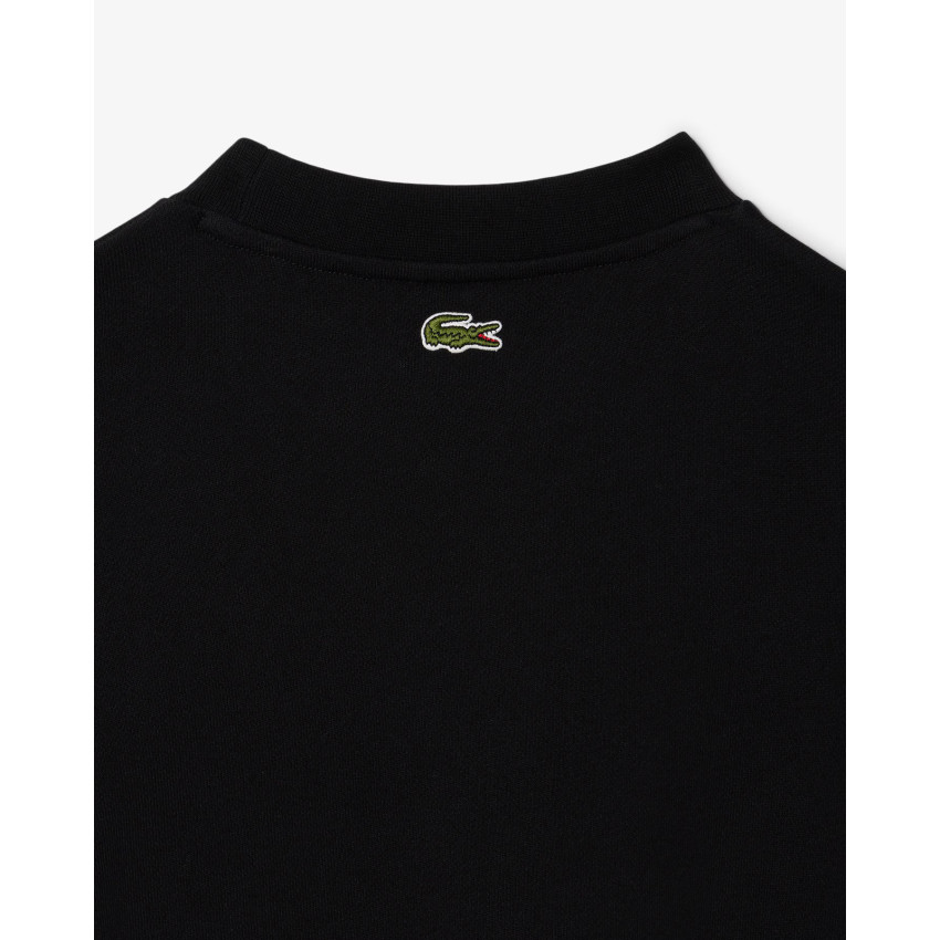 Sweat Lacoste Homme en MOLLETON Noir Cloane Vannes