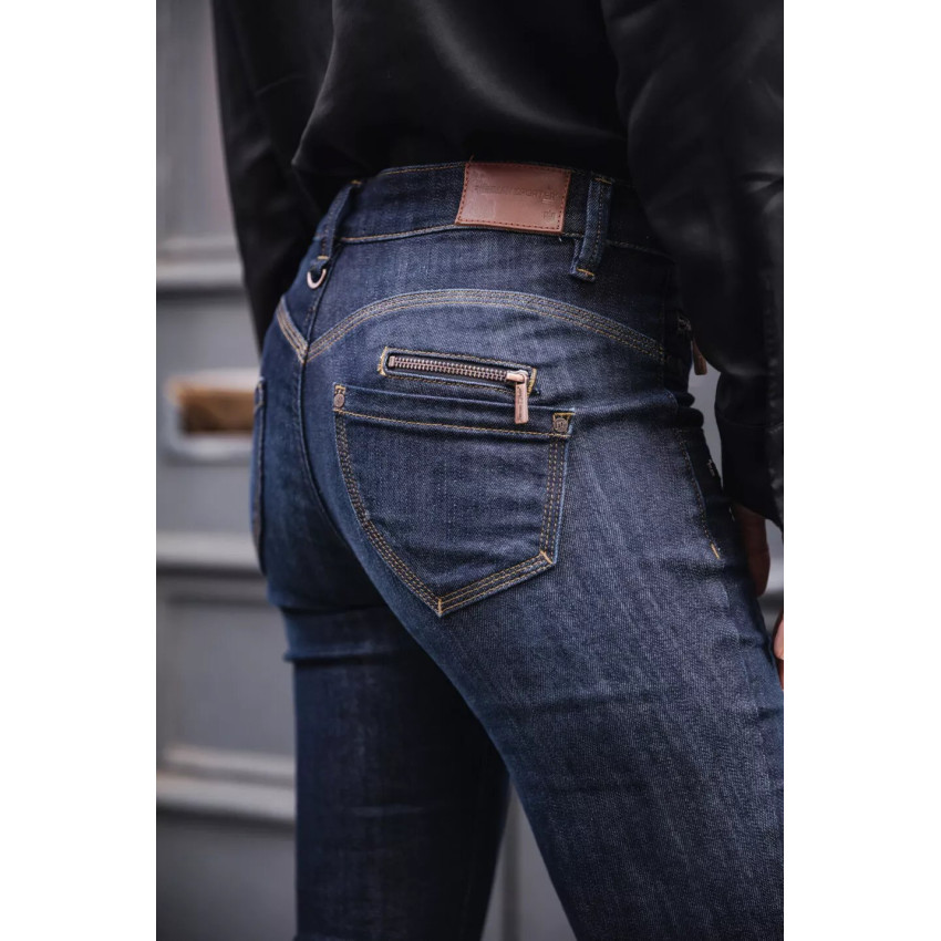 Jean Femme Freeman T Porter ALEXA HIGH WAIST Denim Dark Cloane Vannes