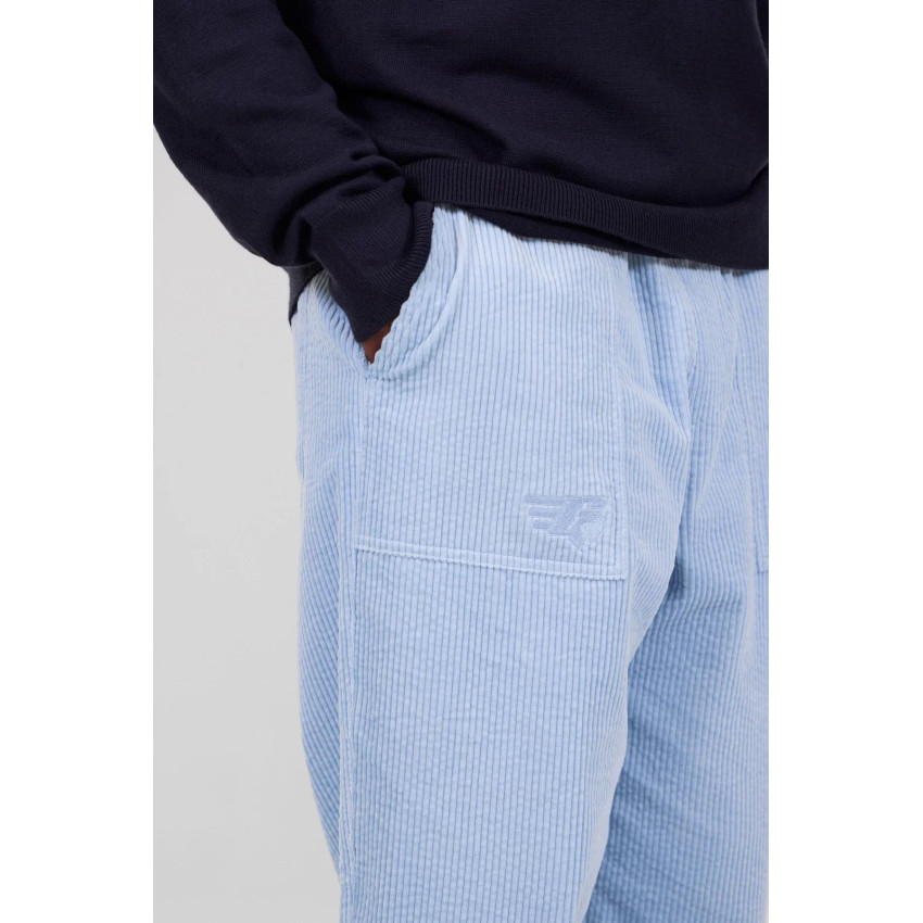 Pantalon en Velours Gertrude Unisexe AXEL Bleu Ciel Cloane Vannes