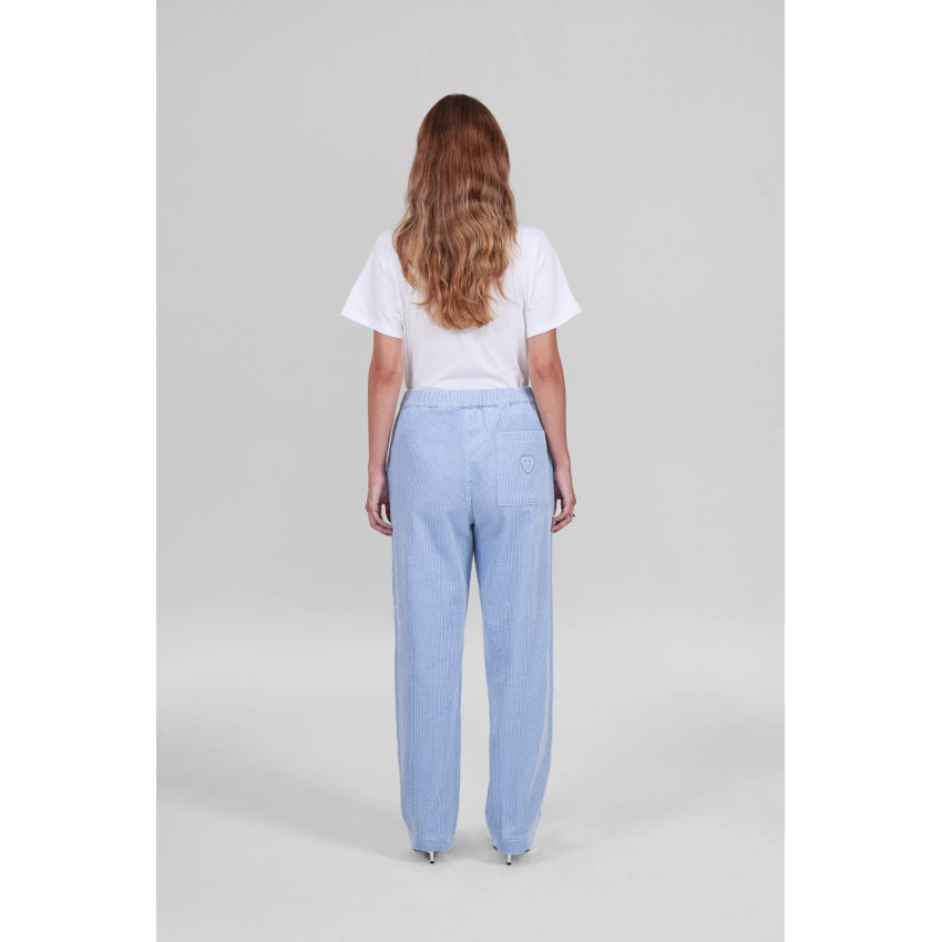 Pantalon en Velours Gertrude Unisexe AXEL Bleu Ciel Cloane Vannes