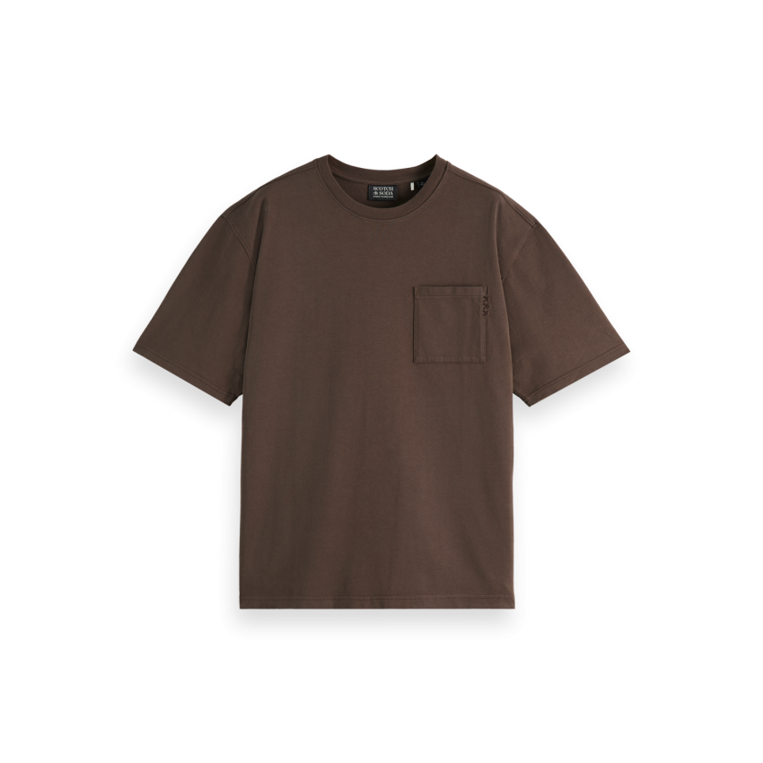 T-Shirt Scotch & Soda Homme CROSSES Marron Cloane Vannes 178780