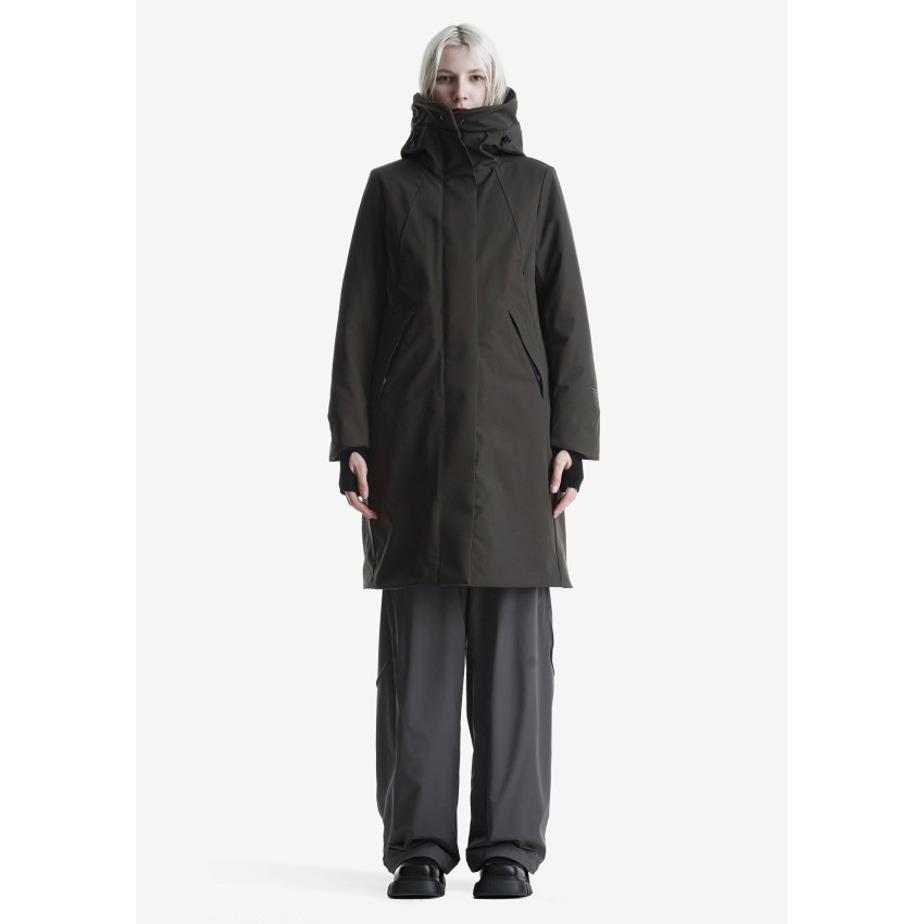 Parka Imperméable Femme Krakatau GAIA TECH QW504 Marron Cloane Vannes