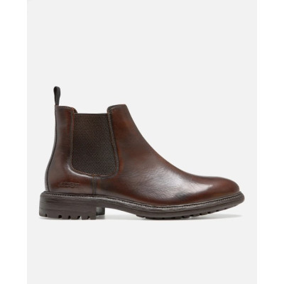 Bottines en Cuir Chelsea Kost Homme HOUDINI FO Cognac Cloane Vannes