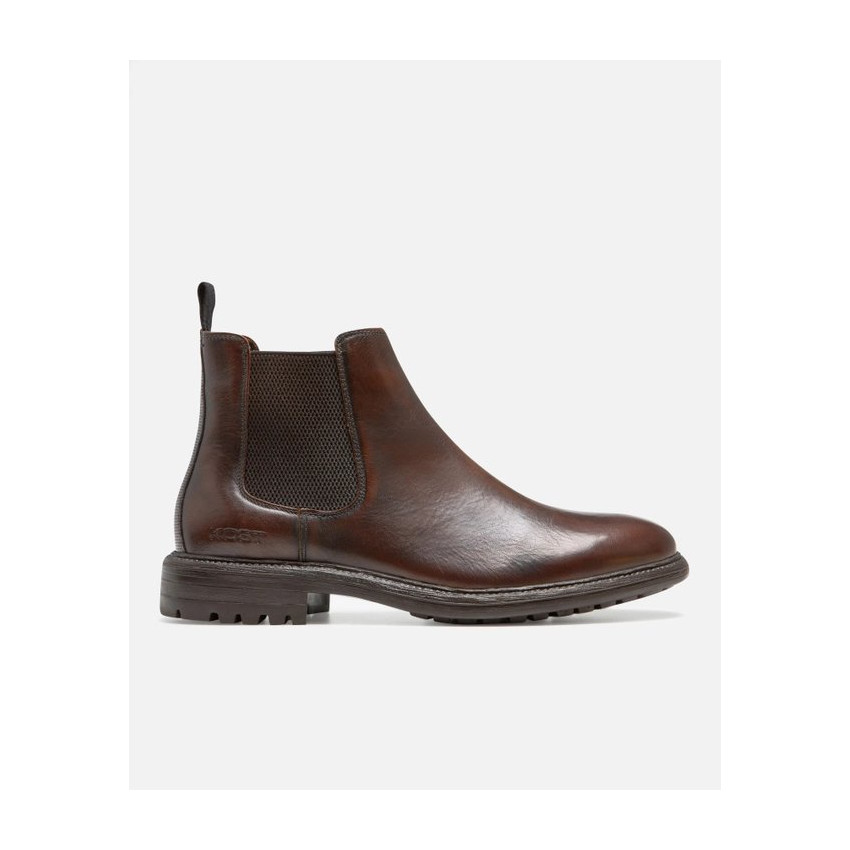 Bottines en Cuir Chelsea Kost Homme HOUDINI FO Cognac Cloane Vannes