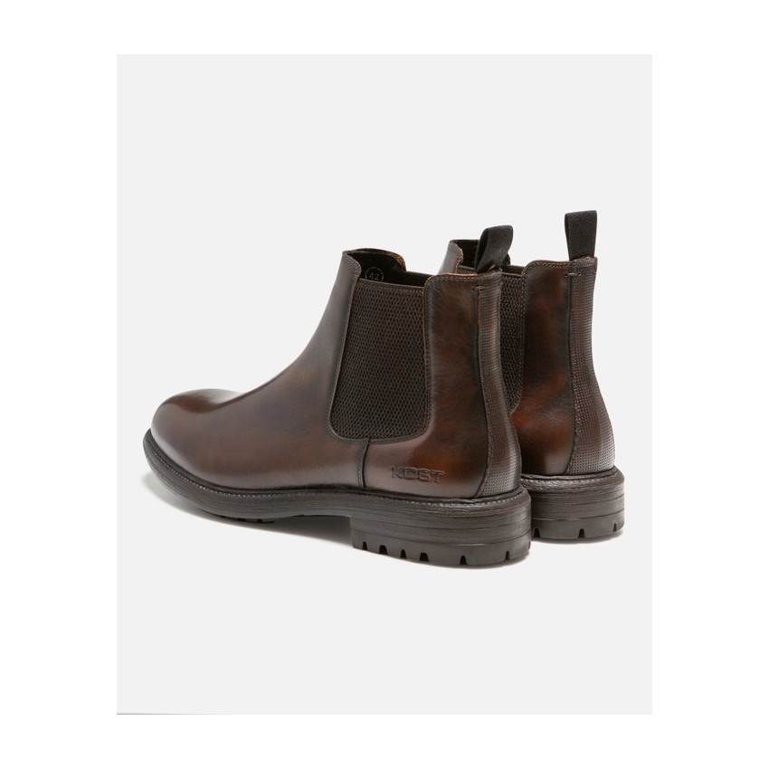 Bottines en Cuir Chelsea Kost Homme HOUDINI FO Cognac Cloane Vannes