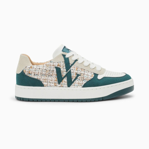 Baskets Vanessa Wu Femme ILYANA Vert Cloane Vannes BK2739