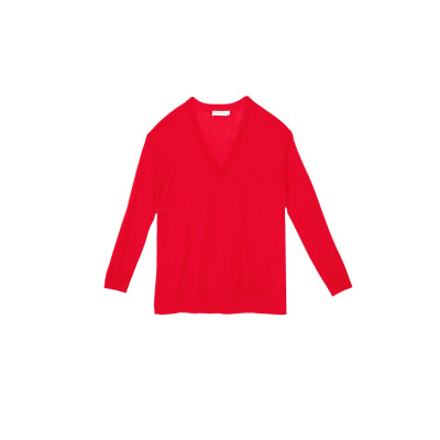 Pull La Petite Etoile Femme MELYA Rouge Cloane Vannes M112421H4A