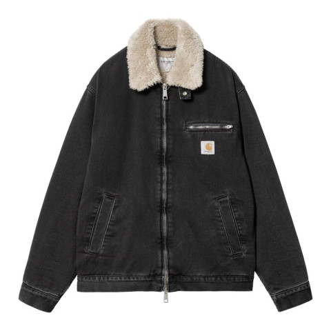 Veste en Jean Homme Carhartt Wip HERALD Noir Délavé Cloane Vannes I033765 2JQ