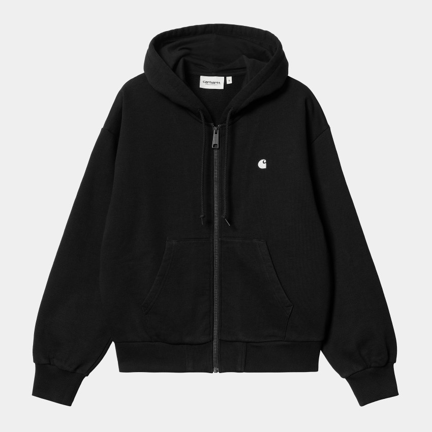 Sweat Zippé à Capuche Carhartt Wip Femme CASEY Noir Cloane Vannes