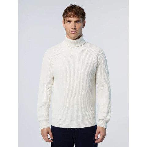 Pull North Sails Homme COL ROULE Blanc Cloane Vannes 699811