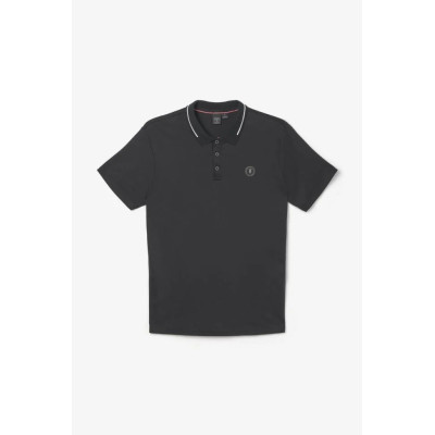 Polo Homme Le Temps des Cerises ARON Noir Cloane Vannes