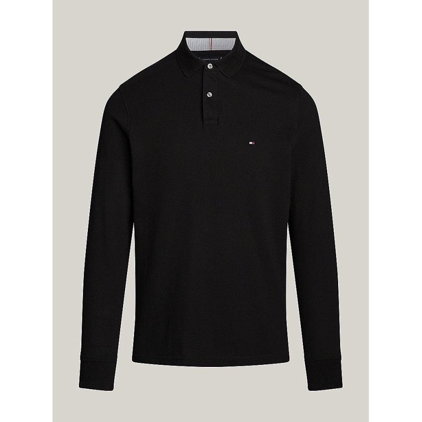 Polo Manches Longues Tommy Hilfiger Homme 1985 Noir Cloane Vannes MW0MW20183