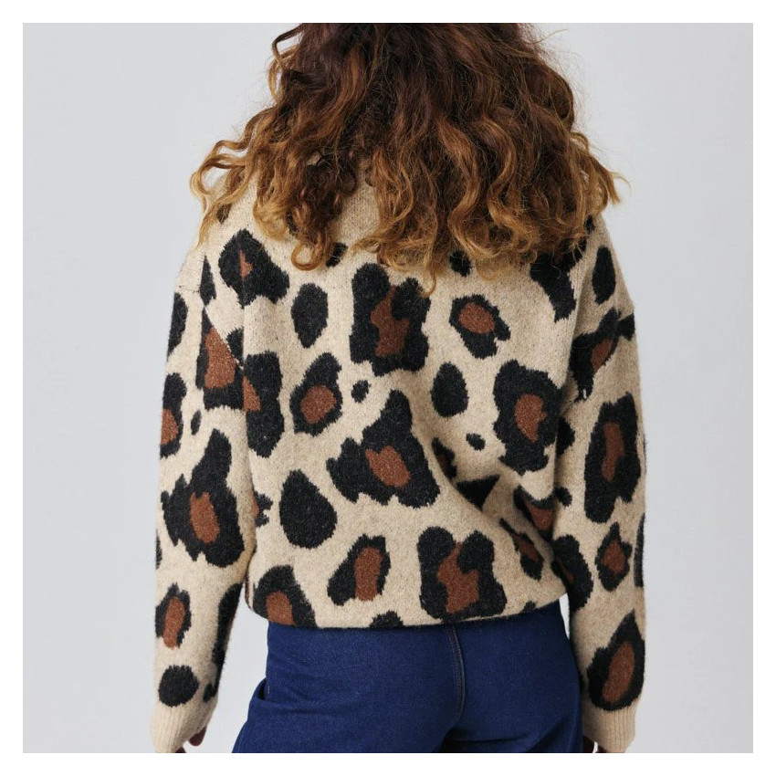 Pull Femme Artlove MILIA Leopard Cloane Vannes