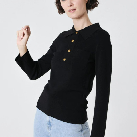 Pull Femme Artlove VERA Noir Cloane Vannes